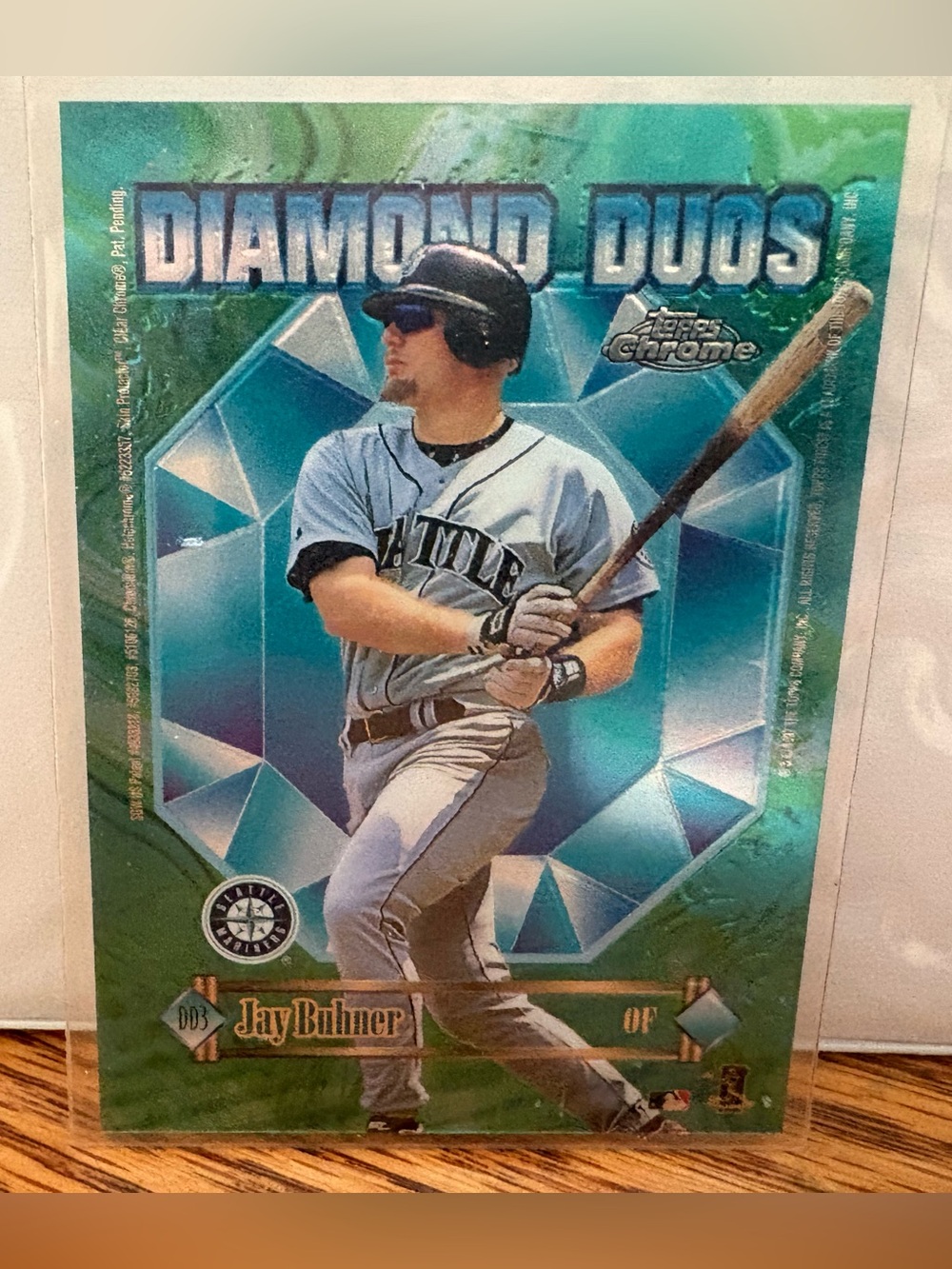 Topps Chrome 'Diamond Duos' Jay Buhner/Ken Griffey Jr. Baseball Card